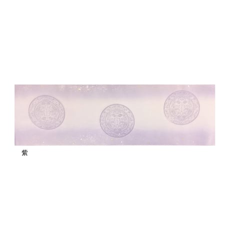 30×100㎝　あじさい　瓦当紋様上下ぼかし切箔砂子 1枚売り