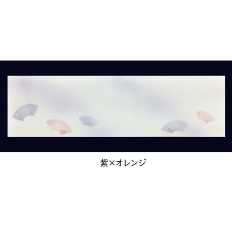 30×100㎝　新鳥の子　ぼかし扇面紋様切箔砂子　1枚売り