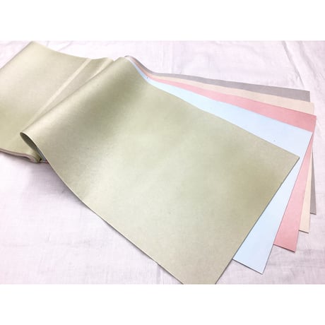 半切　わかな　全体ぼかし砂子　50枚入（5色各10枚）