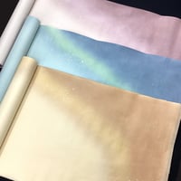 1.75尺×7.5尺 さくら 新濃淡ﾎﾞｶｼ金銀中小切箔　1枚売り