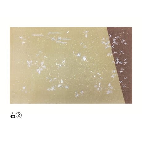 清書用 手描き 三十六人集紋様 切継（全体砂子・斜め1か所）  1枚売り