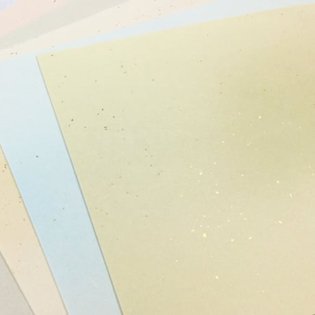 半懐紙/半紙判　わかな　50枚入(5色各10枚）