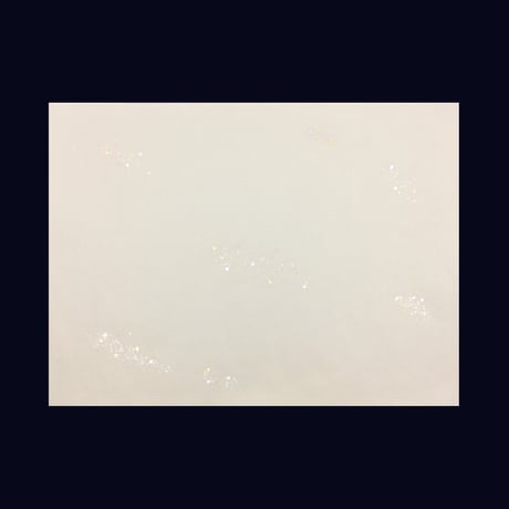 全懐紙　新鳥の子　白切箔砂子