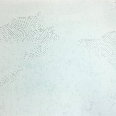 全懐紙　本鳥の子 もみ紙　波紋様　 1枚売り