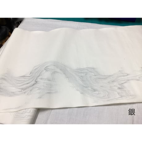 ⑨　2×6尺　高級かな画仙紙　「明石　極上布海苔引き」　39枚 CATEGORY 仮名用画仙紙（色加工） | かな料紙専門店 こきん