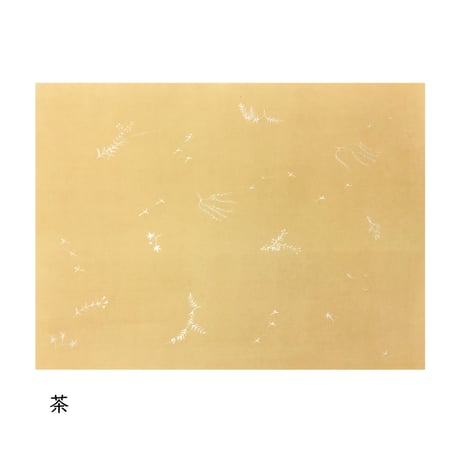 【限定】全懐紙　本鳥の子　手描き三十六人集紋様　1枚売り