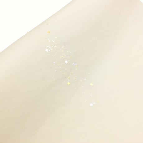 全懐紙　新鳥の子　白切箔砂子