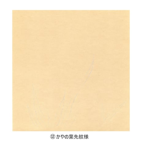 清書用 寸松庵色紙 １枚売り①～③ ⑥～⑫