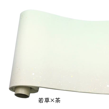 25×100㎝　新鳥の子　上下ぼかし切箔砂子　1枚売り