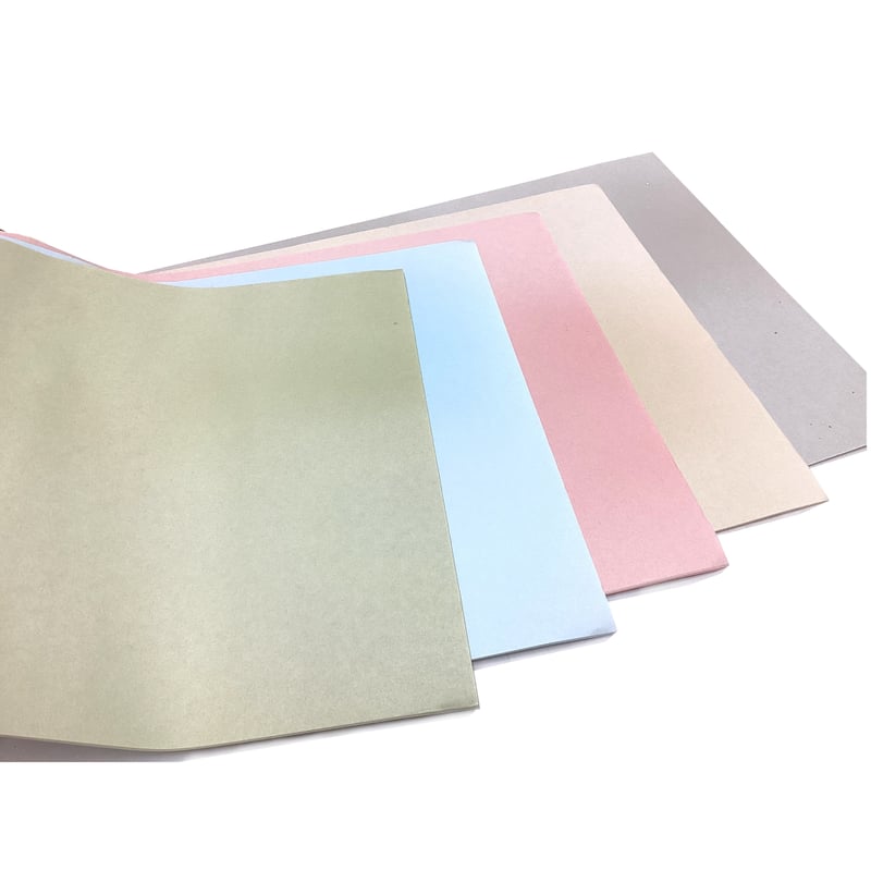 X017』仮名 半切料紙 紋打ぼかし砂子振り 10枚 半切・条幅