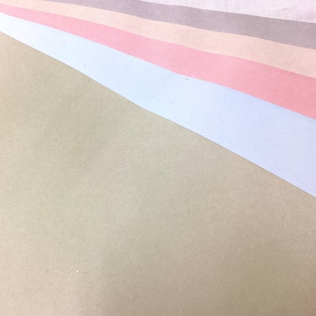 半切　わかな　全体ぼかし砂子　50枚入（5色各10枚）