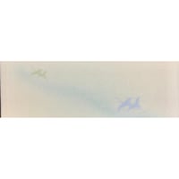 30×90㎝ 赤麻紙　鶴紋様ぼかし砂子（ブルー）　1枚売り