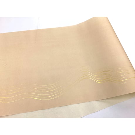 30×100㎝　新鳥の子　染金線引砂子（肌色）1枚売り