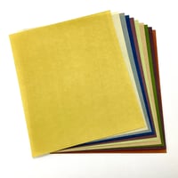 【特価】鳥の子（厚口）染 23×20㎝ 10枚入