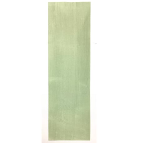 30×100㎝　新鳥の子　染墨流し紋様（緑）1枚売り