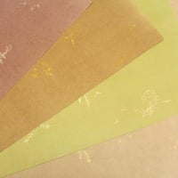 【限定】全懐紙　本鳥の子　手描き三十六人集紋様　1枚売り