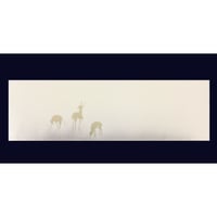 30×100㎝　新鳥の子　ぼかし紋様（鹿）1枚売り