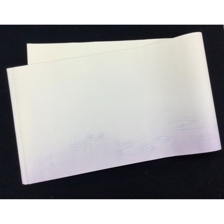 30×100㎝　新鳥の子　裾ぼかし紋様（流水紋）　1枚売り