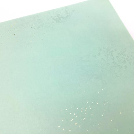全懐紙 新鳥の子 薄具引 中色新沙色型打切箔布目   1枚売り