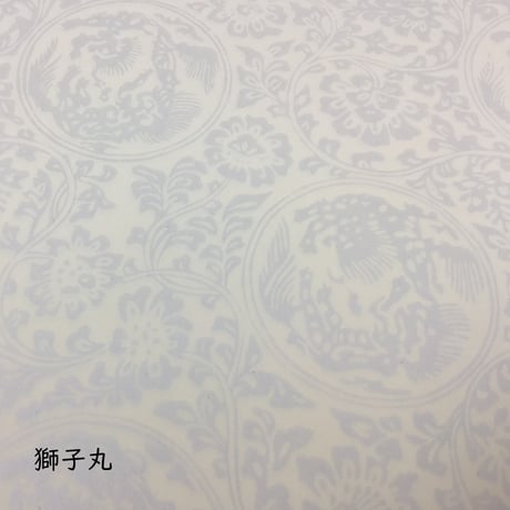 全懐紙　新鳥の子　からかみ紋様（パールどり）1枚売り