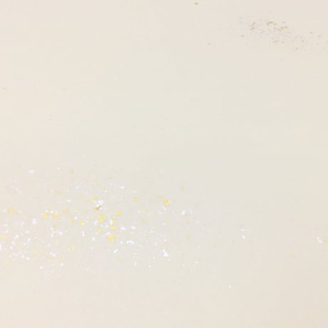 全懐紙　本鳥の子　白砂子(洋金銀使用）　1枚売り