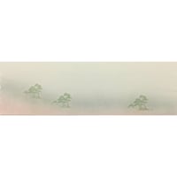 30×100㎝　新鳥の子　裾2色ぼかし三本松紋様砂子　1枚売り