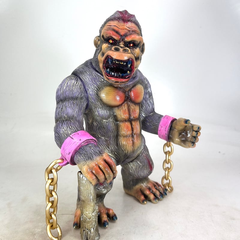 シカルナ工房 巨猿 ソフビ メタリック ワンオフ塗装 巨猿 シカルナ工房 ソフビ ワンオフ シカルナ工房 巨猿 ソフビ