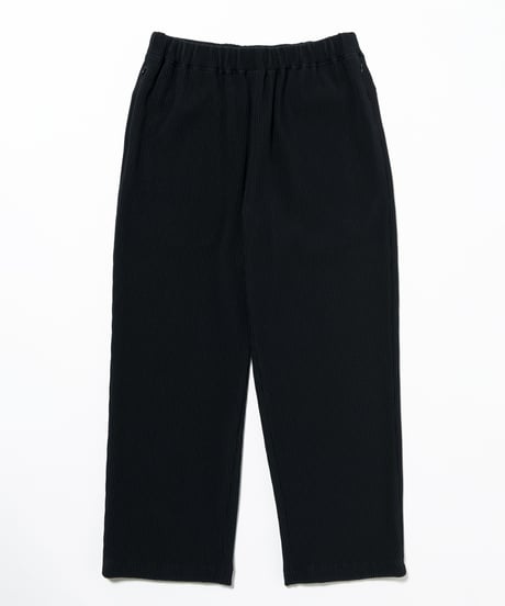 BLACKDYED RIPPLE PANTS