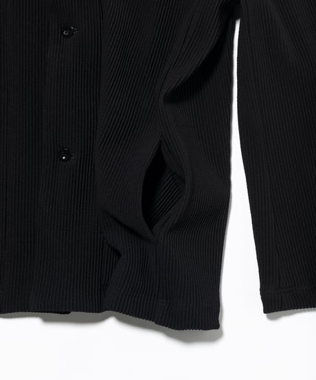 BLACKDYED RIPPLE JACKET