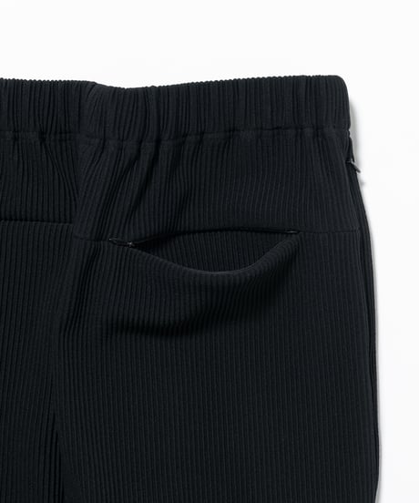 BLACKDYED RIPPLE PANTS