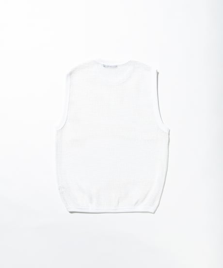 REVEAL MESH SLEEVELESS TOP