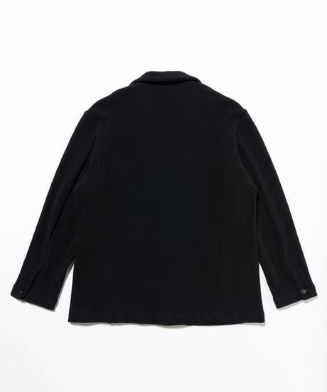 BLACKDYED RIPPLE JACKET