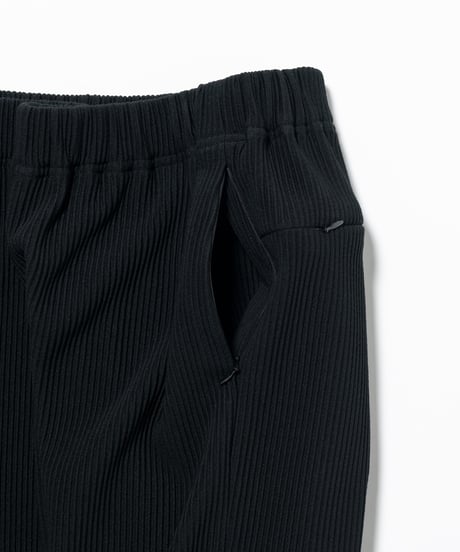 BLACKDYED RIPPLE PANTS