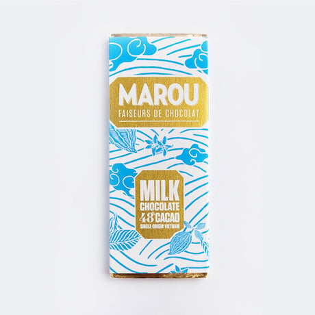 【MAROU】ミルクチョコレート48%　ミニタブレット