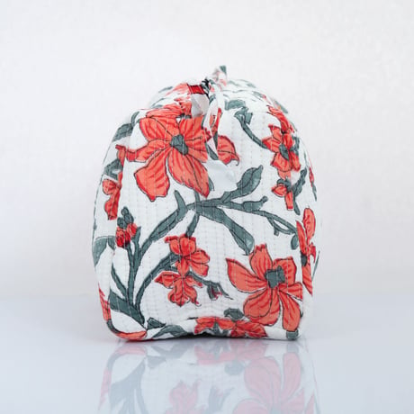 floral printコスメポーチ (M)