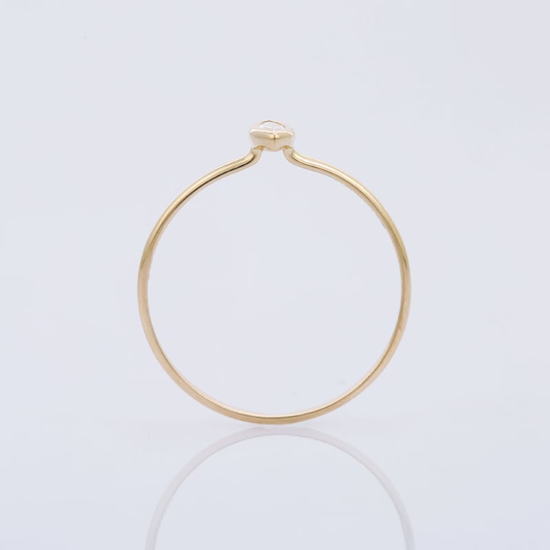 LIMITED K18】0.07ct marquise white diamondリング | LIMITED K18】0.07ct marquise white diamondリング |