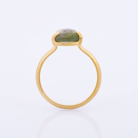 watermelon tourmaline narrow pear tourmalineリング