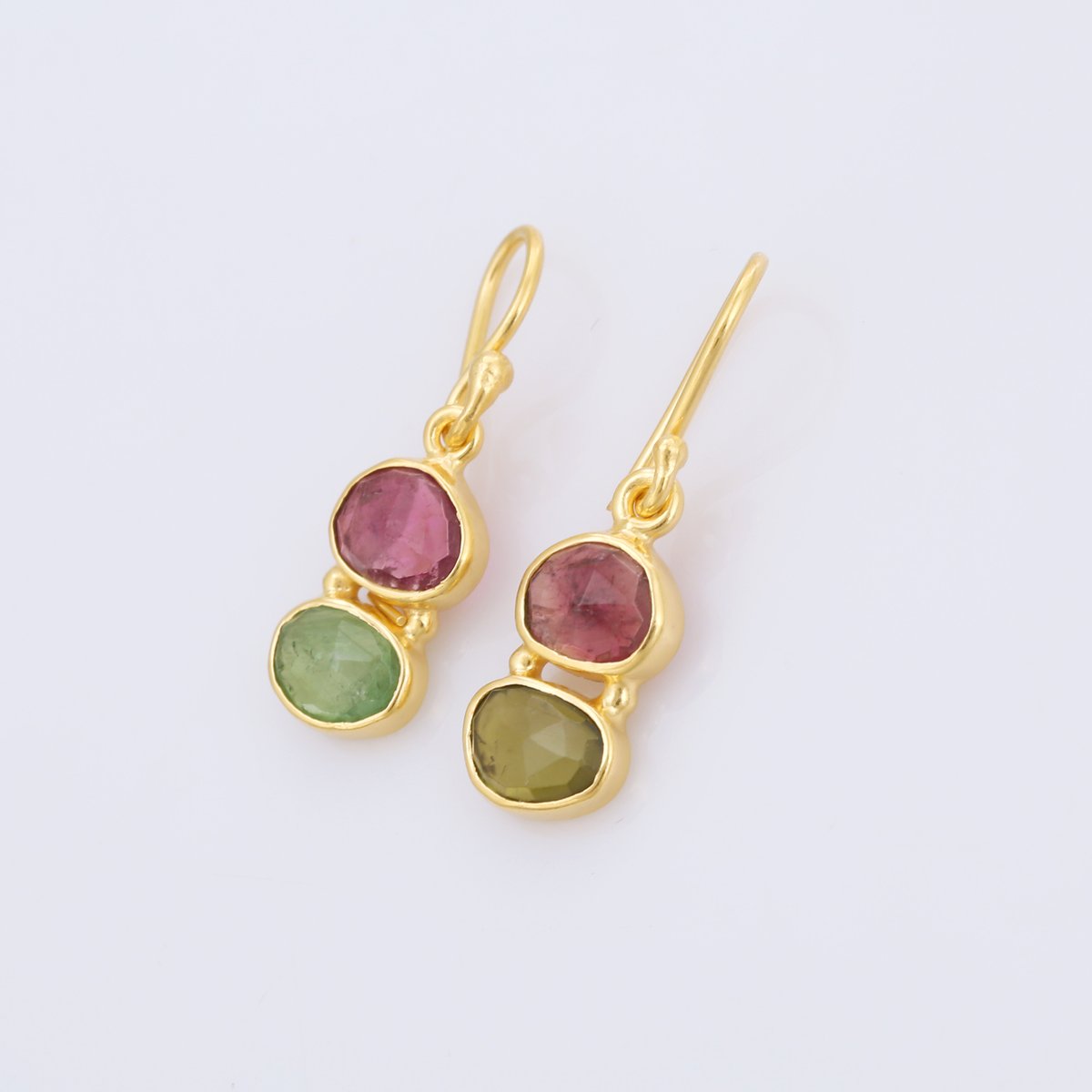 multicolor tourmalineピアス | MASTANI