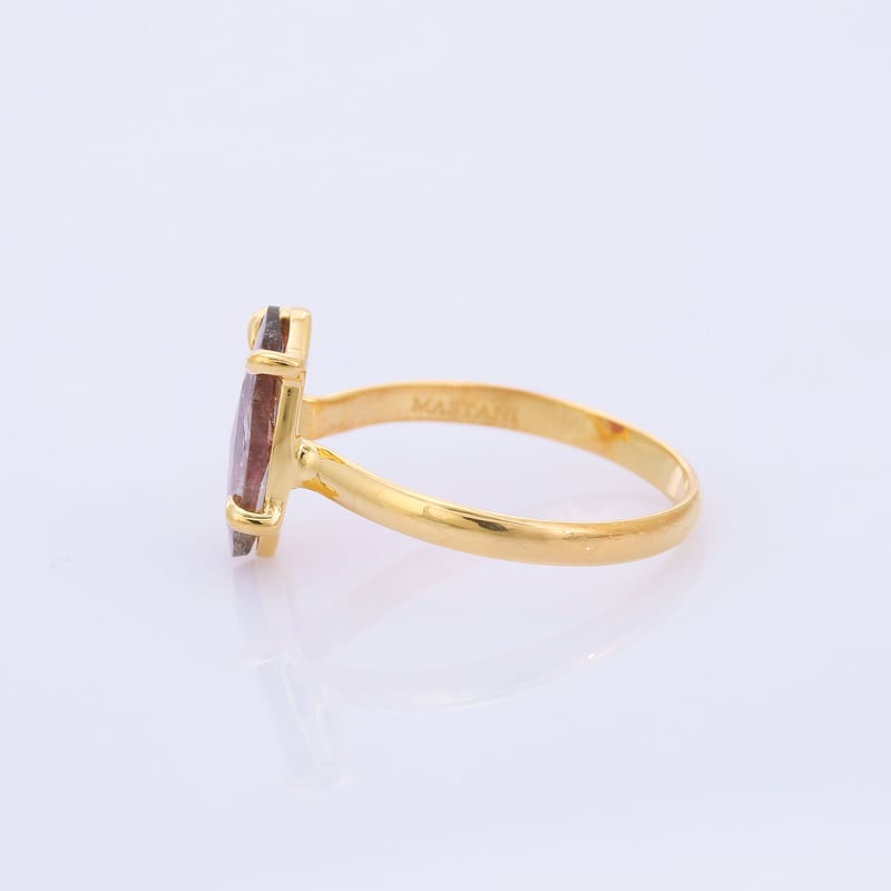 トリマリン♡ wine color light pink bi color tourmalineリング |