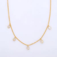 moonstone dropsネックレス