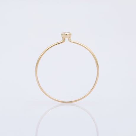 【LIMITED K18】0.06ct brown color diamondリング