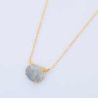 grayish blue sapphireネックレス
