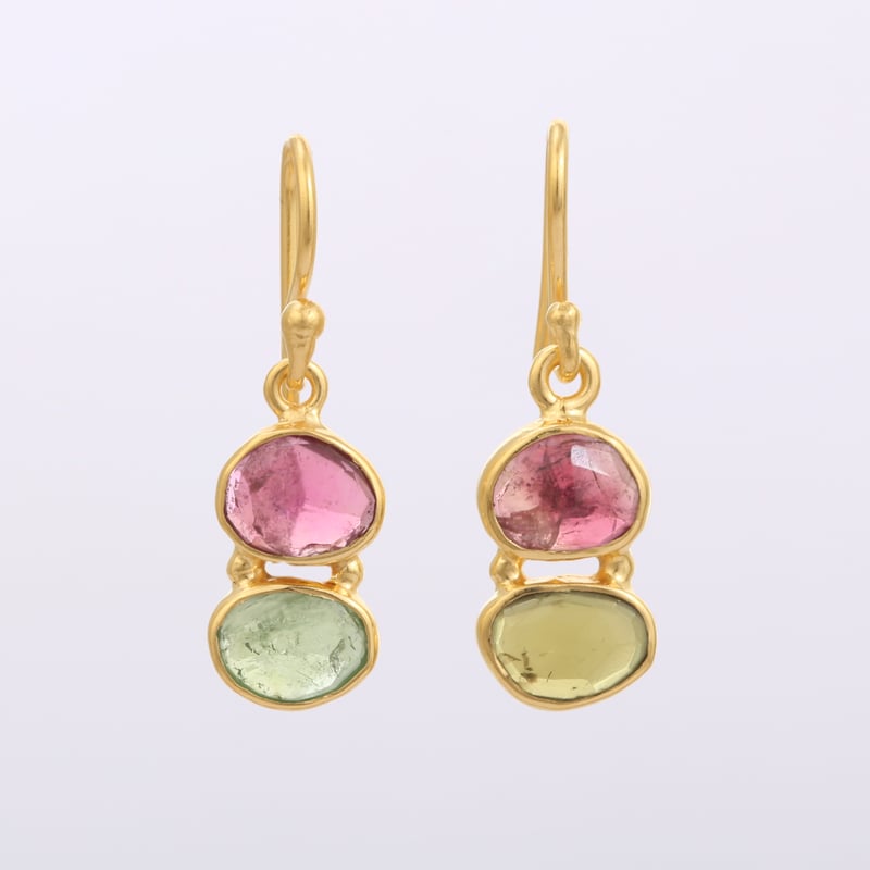 multicolor tourmalineピアス | MASTANI
