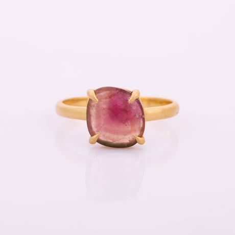 watermelon vivid pink tourmalineリング
