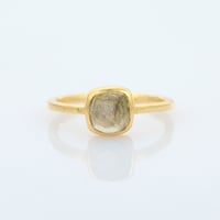 small square labradoriteリング
