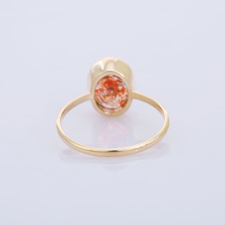 【LIMITED K10】1.63ct oregon sunstoneリング