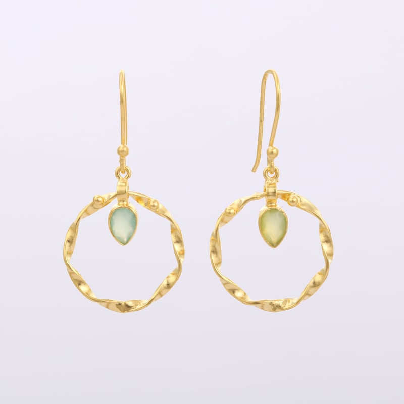 プレナイトピアス twisted wire prenite hoopピアス | MASTANI