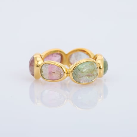 bicolor tourmaline eternityリング【ete3】