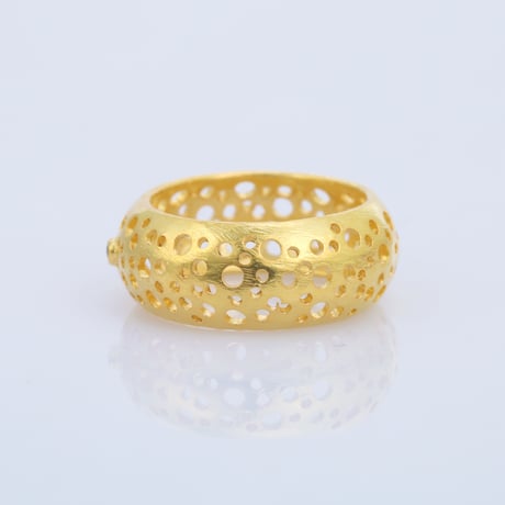 rose cut diamond filigreeリング