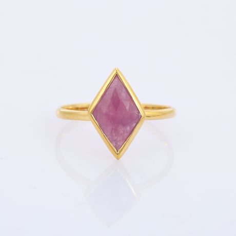 purplish pink sapphireリング